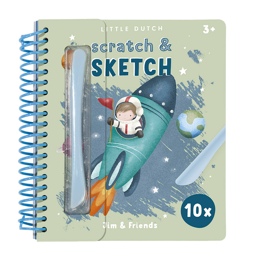 Scratch Book Jim & Friends | Little Dutch