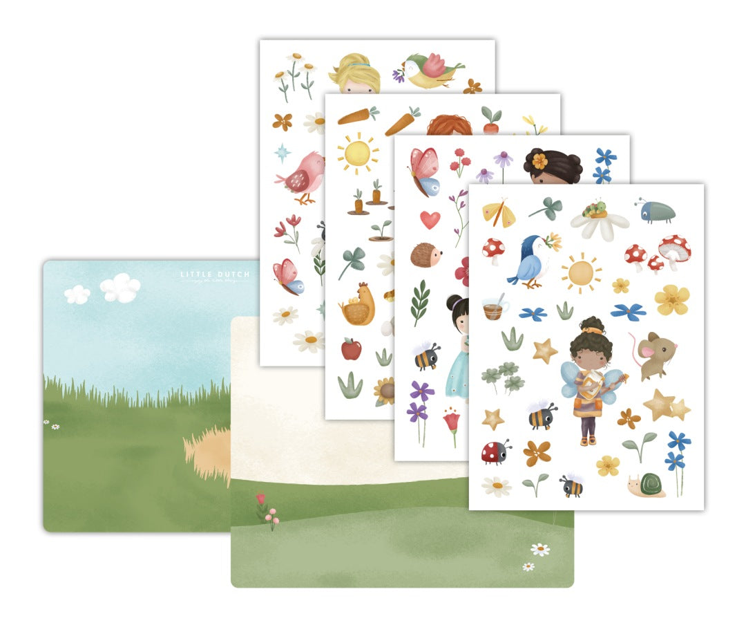 Window stickers Rosa & Friends | Little Dutch