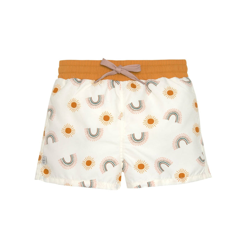 Short swim shorts with diaper insert – rainbow, size 74/80 | Lässig