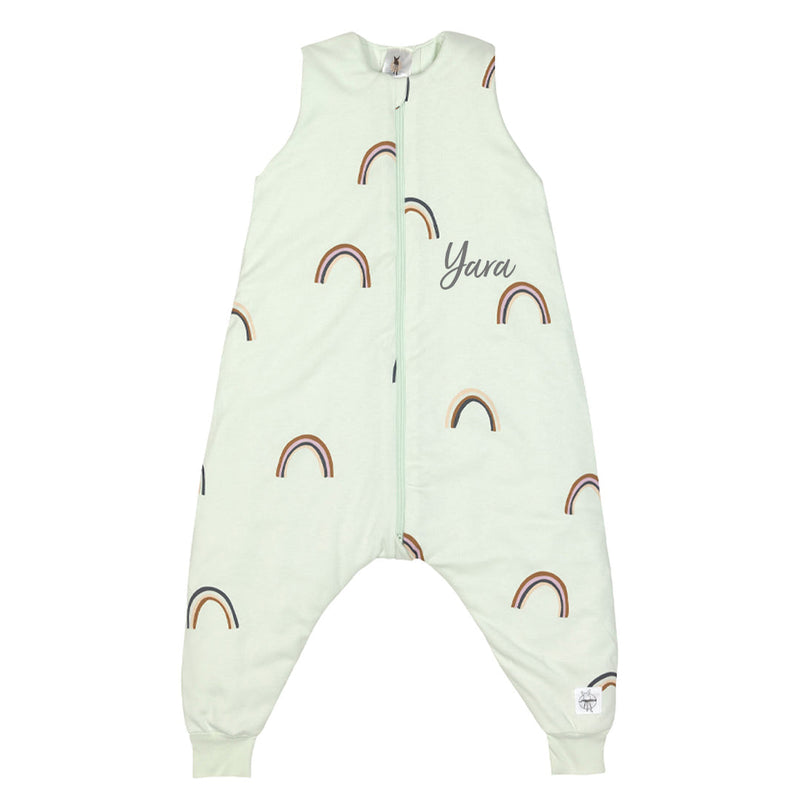 Interlock Rainbow mint pajamas size 98/104 | Lässig