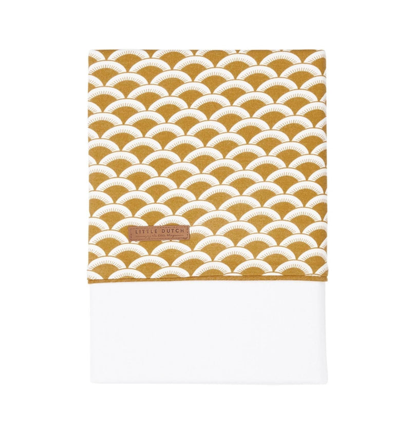 Cradle sheet Sunrise ochre | Little Dutch