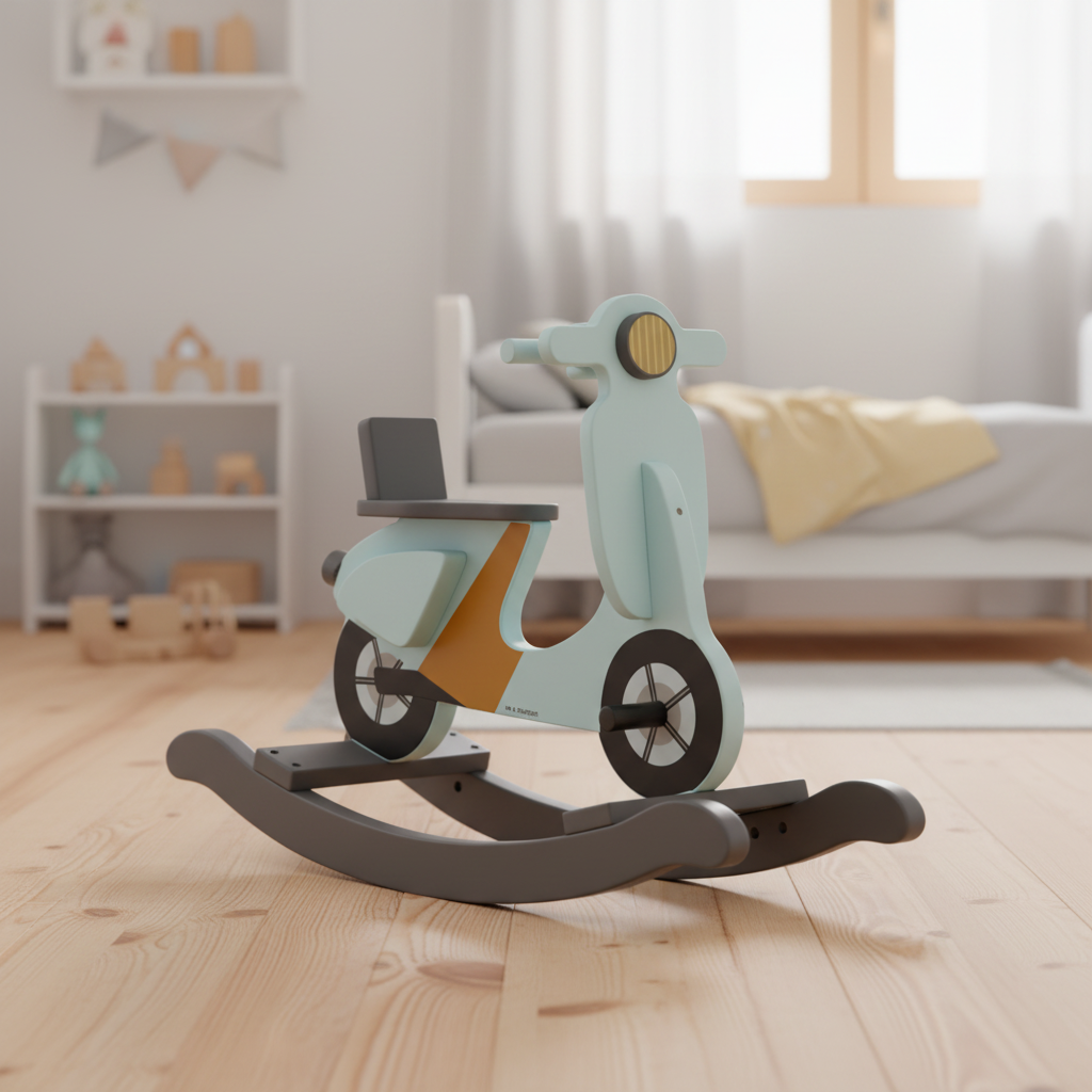 Schaukel-Scooter hellblau | Kids Concept