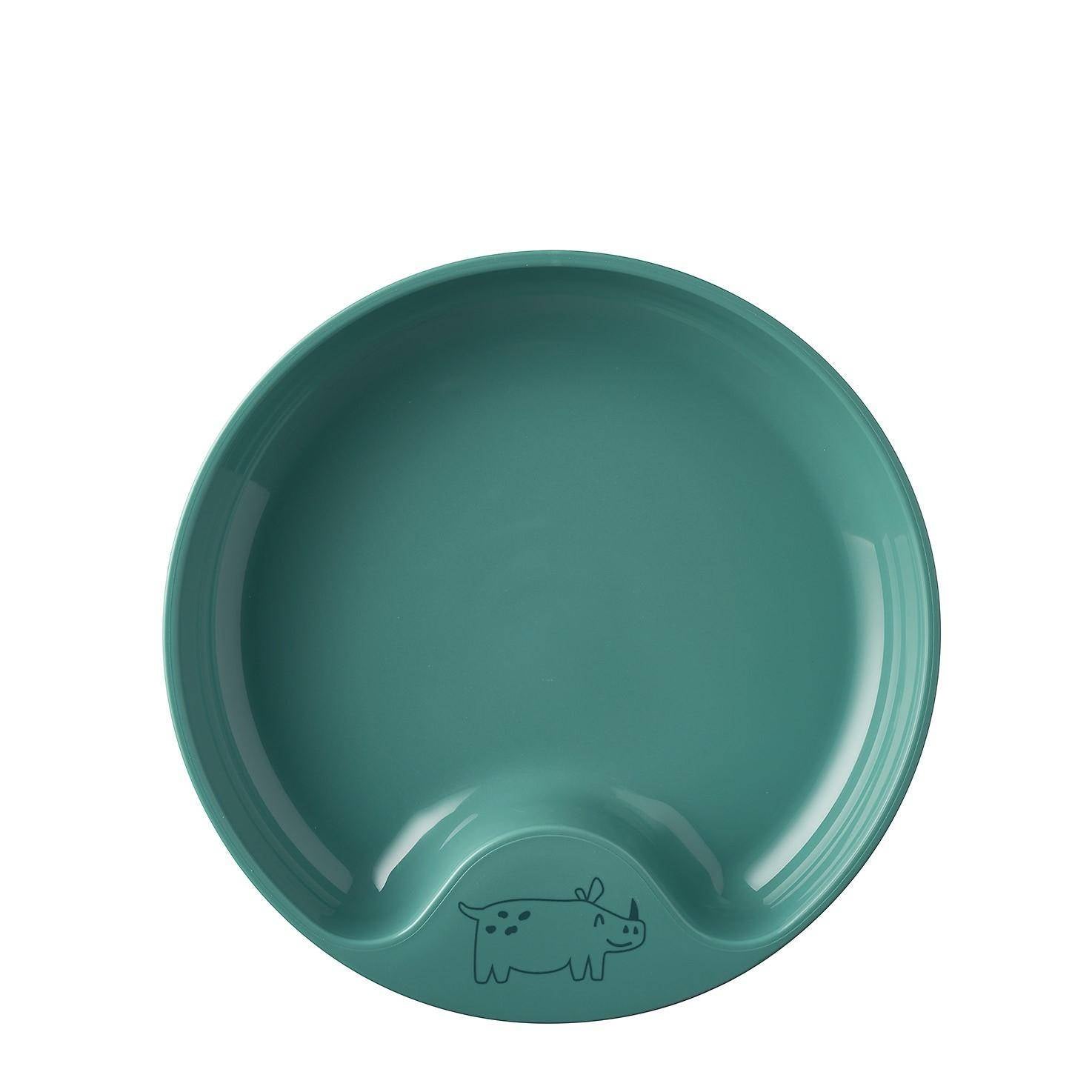 Kids' Learning Plate Baby - Deep Turquoise | Mepal