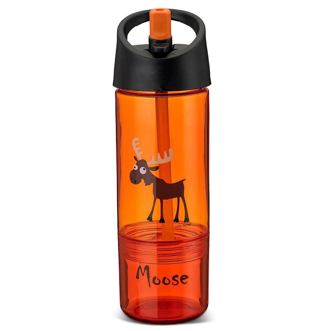 Trinkflasche 2 in 1, 300 ml + 150 ml, orange I Carl Oscar