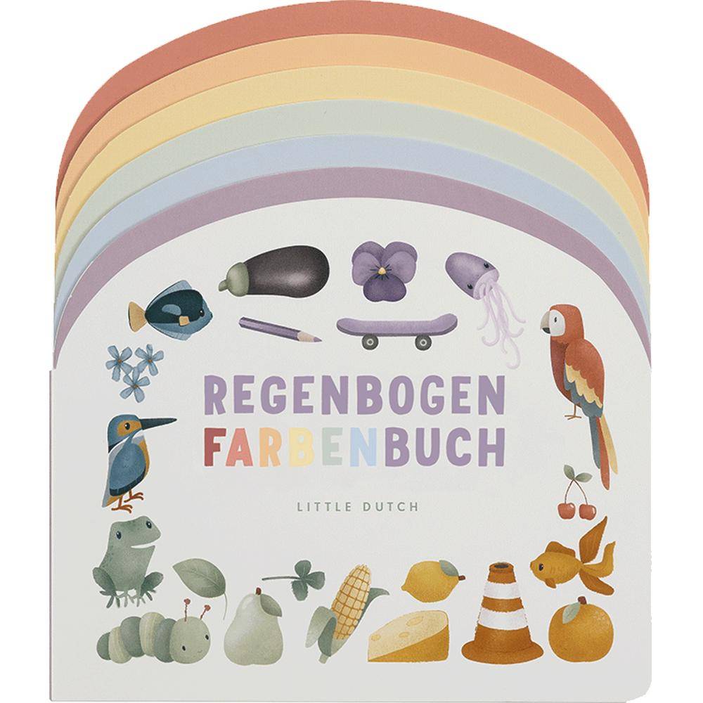 Children's Book Learning Colors with Rainbow Motifs