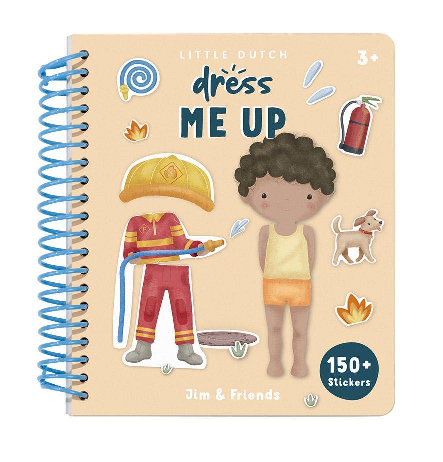 Dress Me Up Sticker Book - Jim & Friends | Little Dutch