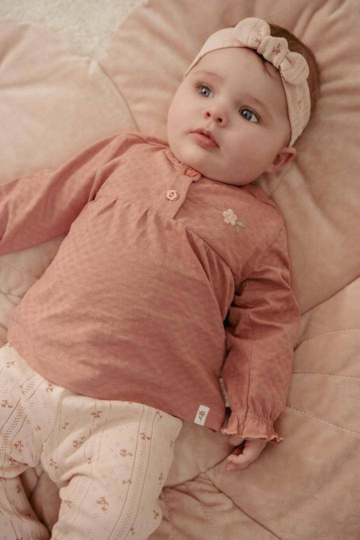 T-shirt langärmlig Pink Blush | Little Dutch