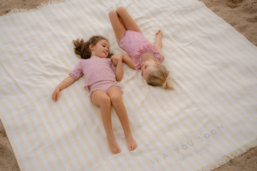 Badetuch Beach Sunny Yellow | Little Dutch