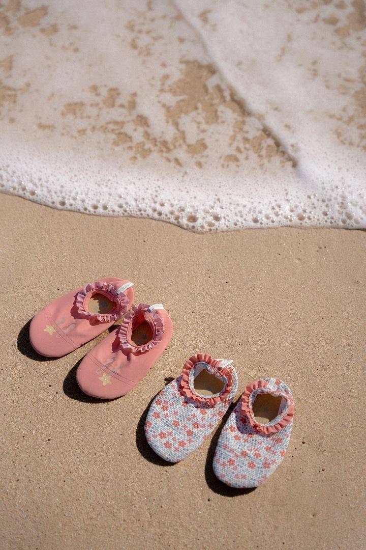 Badeschuhe Sunny Flowers Rouge – Badeschuhe für Kinder
