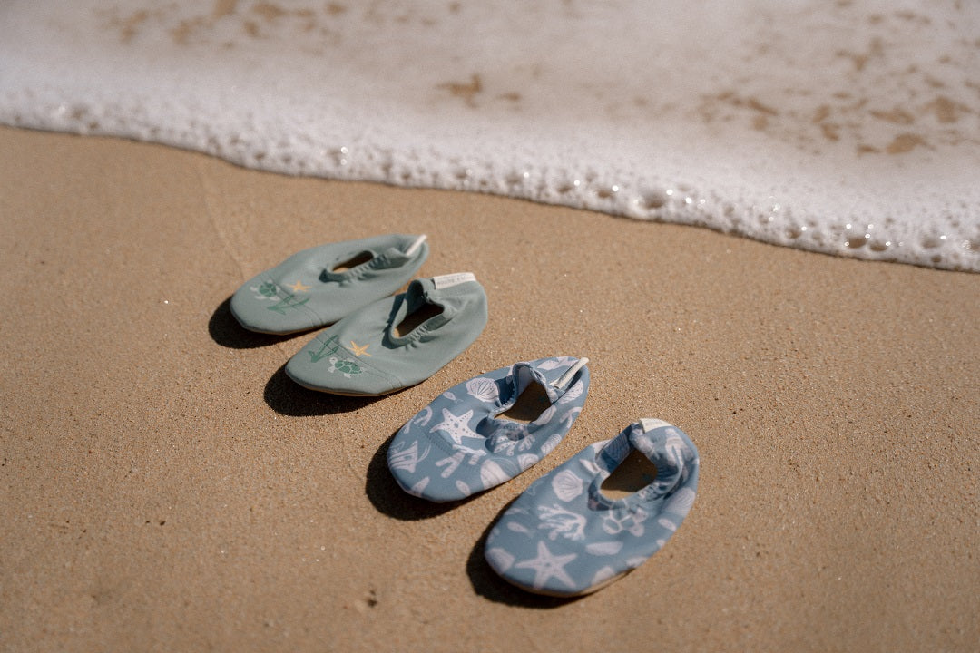 Swim Shoes Sea Life Ocean Blue – Kids' Swim Shoes for Beach & Pool