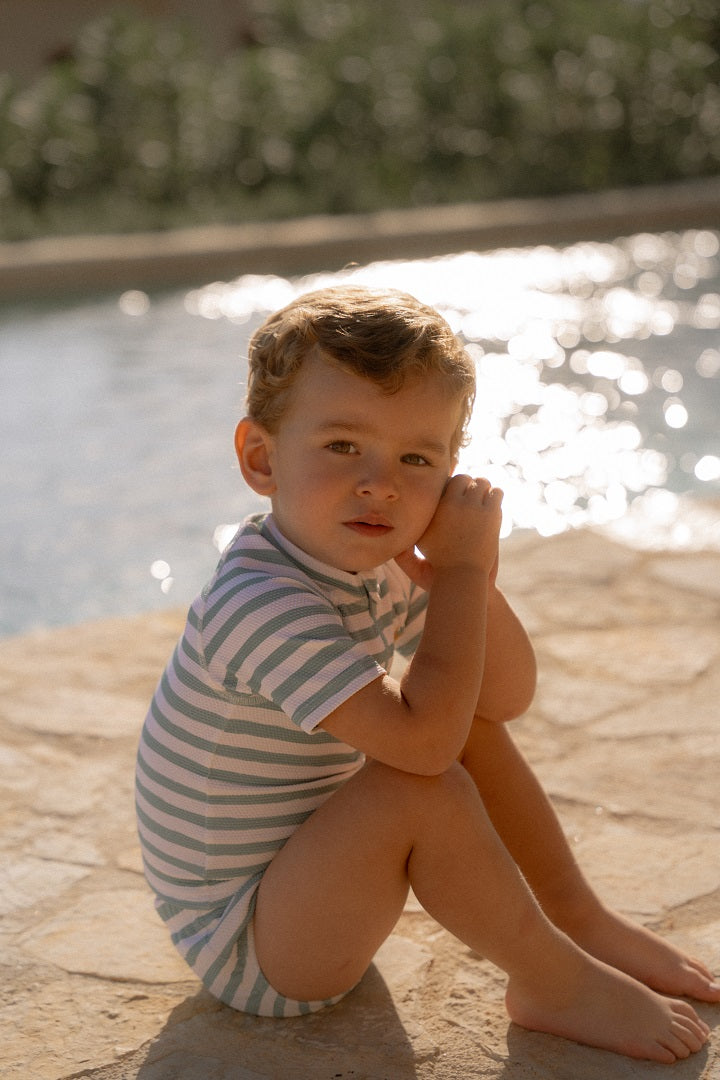 Couche de bain Stripes Surf Blue | Little Dutch
