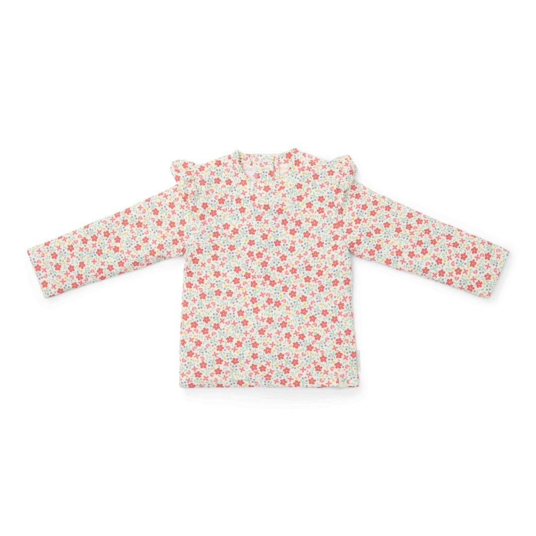 Maillot de bain manches longues Sunny Flowers multicolore | Little Dutch