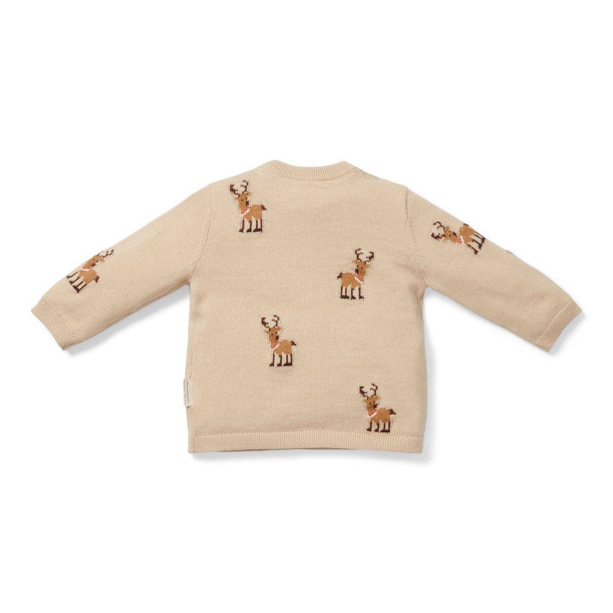 Knitted Reindeer Christmas Sweater | Little Dutch