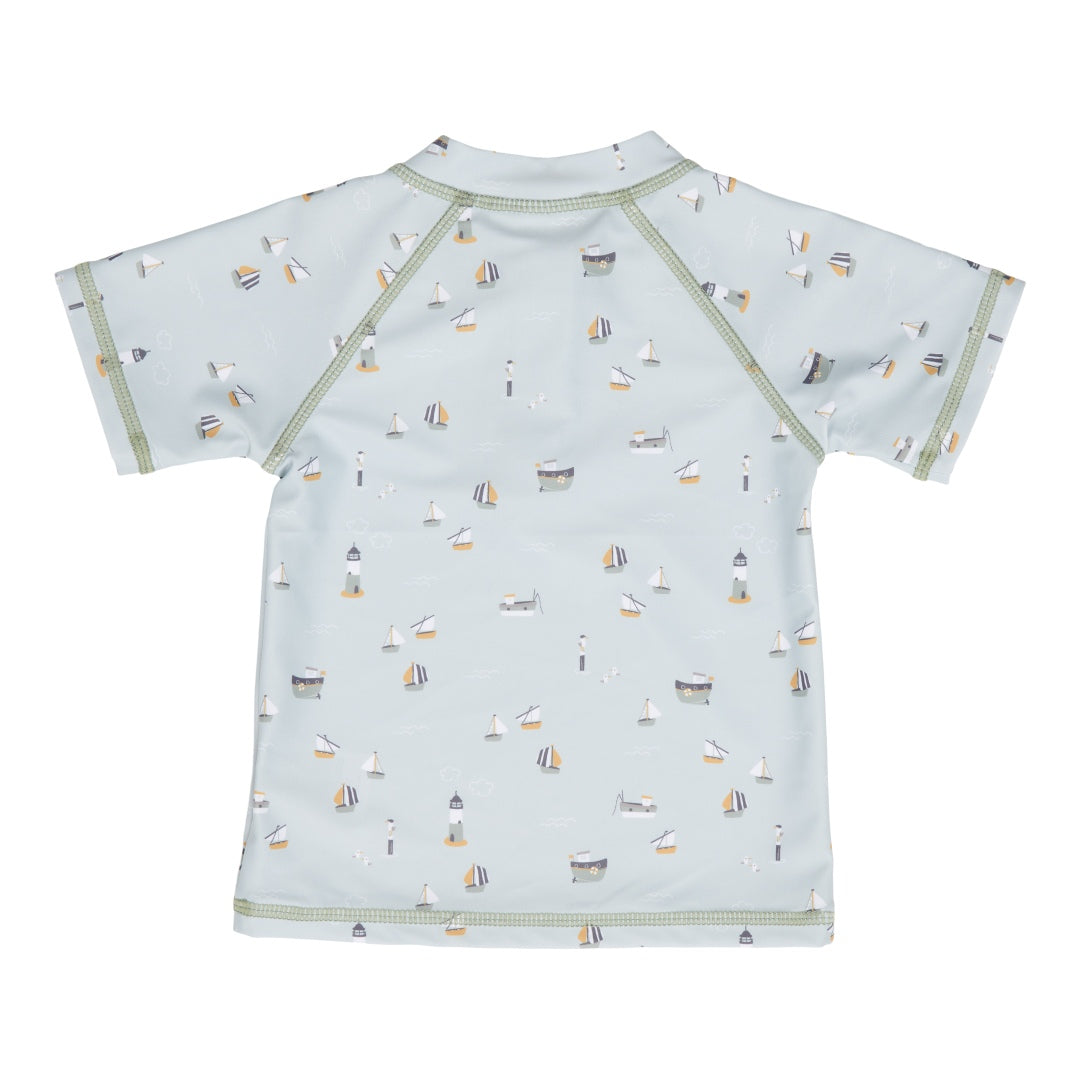 Badeshirt Sailors Bay Olive | Little Dutch