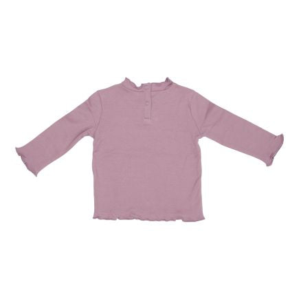 Long sleeve shirt vintage mauve | Little Dutch