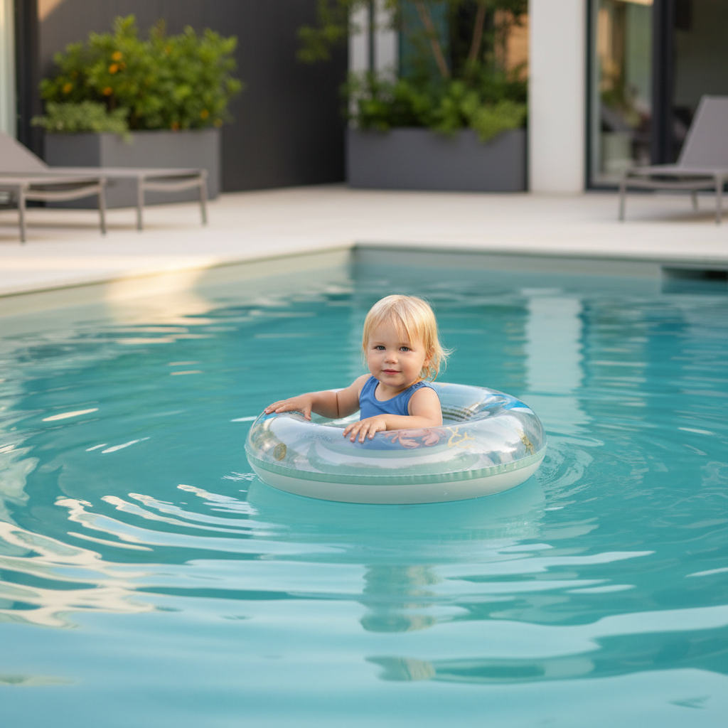 Schwimmring für Kinder 50 cm in Grün – für Pool & Strand