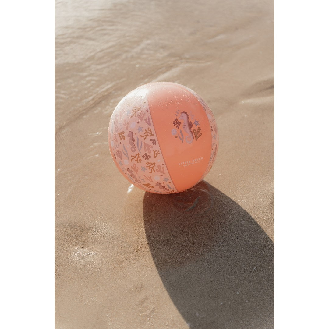 Beach ball Ocean Dreams Pink 35 cm | Little Dutch
