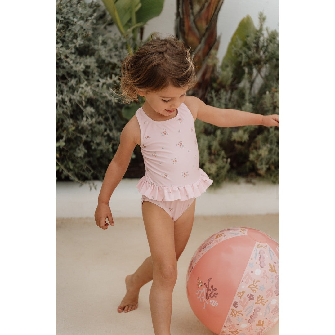 Beach ball Ocean Dreams Pink 35 cm | Little Dutch