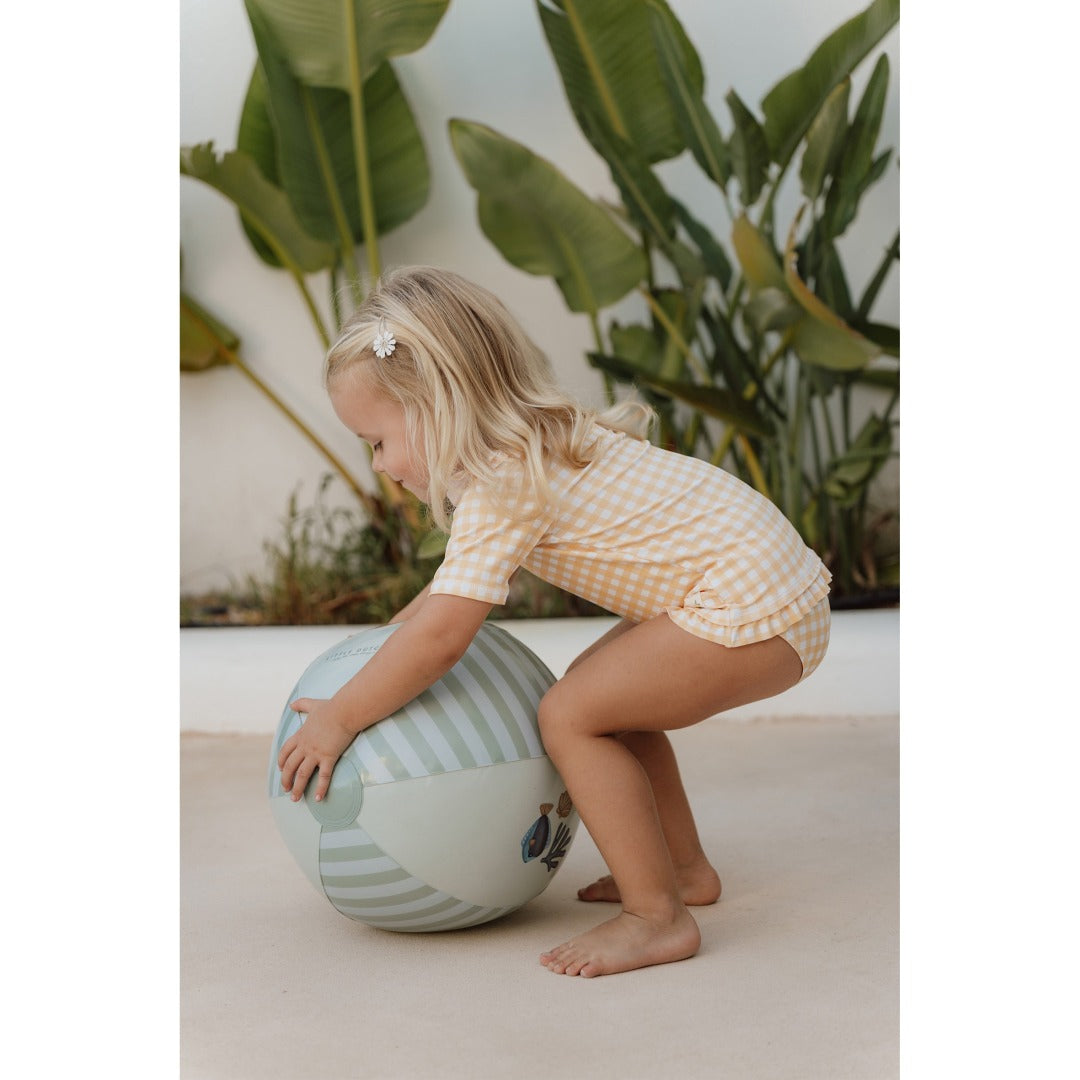Beach Ball Fresh Greens 35 cm – Water Fun for Kids