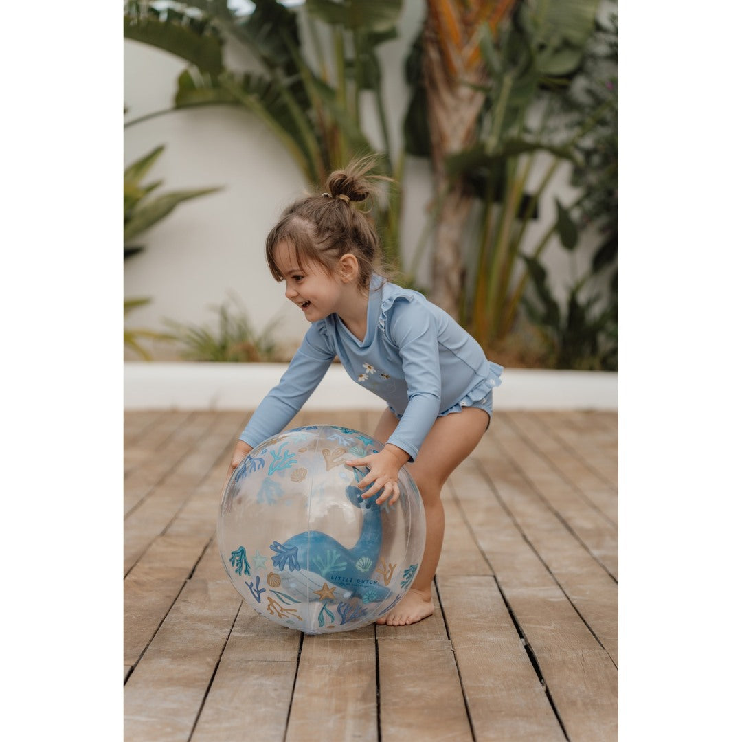 3D Ocean Dreams Beach Ball Blue – Water Fun for Kids