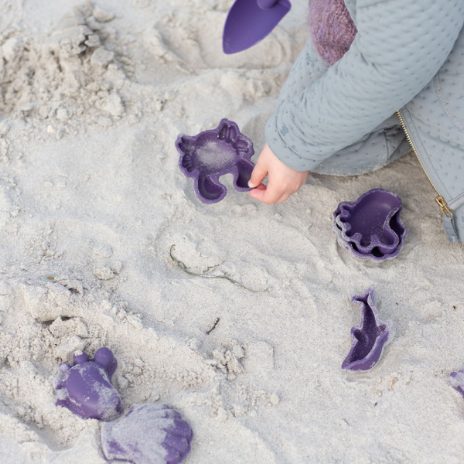 Sandformen aus Silikon dunkellila | Scrunch