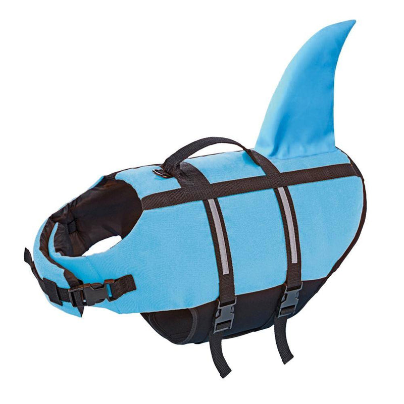 Hunde Schwimmhilfe "Sharki" hellblau Größe: L - 40 cm | Nobby