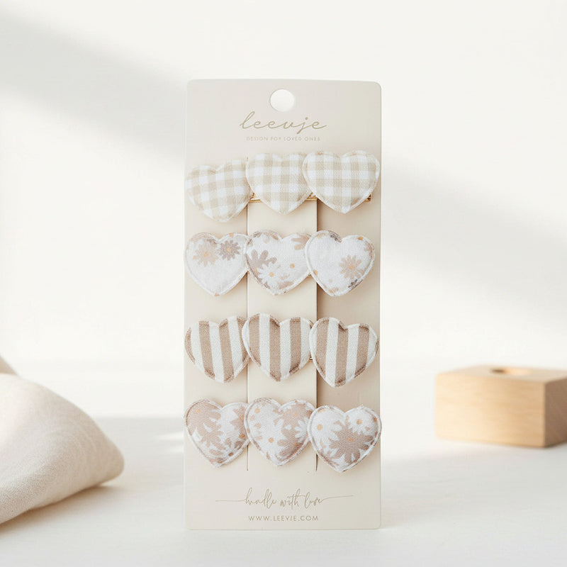 Hair clips "Summer Hearts" | Leevye