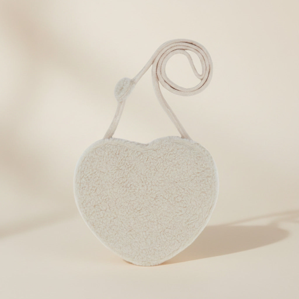 Kinderhandtasche zum Umhängen 'Teddy Heart' | Leevje