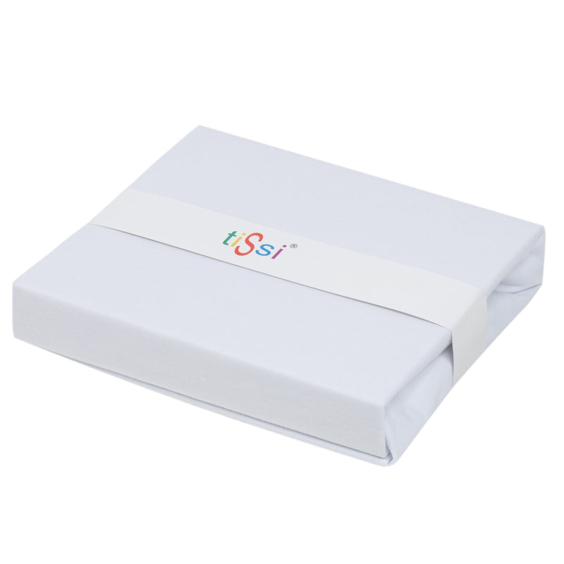 Fitted sheet HAJO/JORI WHITE 120x60 cm | tiSsi®