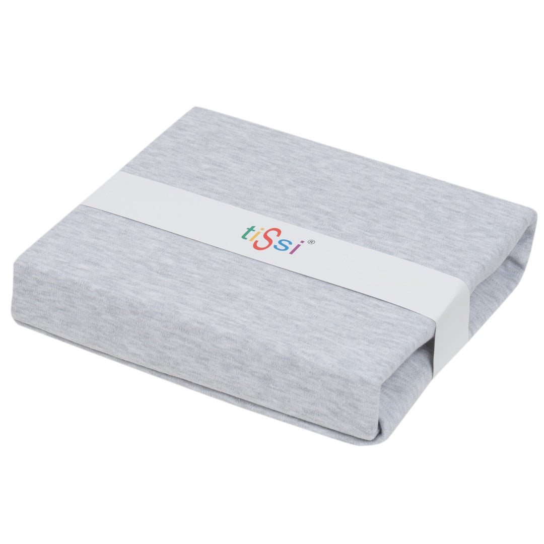 Fitted sheet HAJO/JORI GREY 120x60 cm | tiSsi®