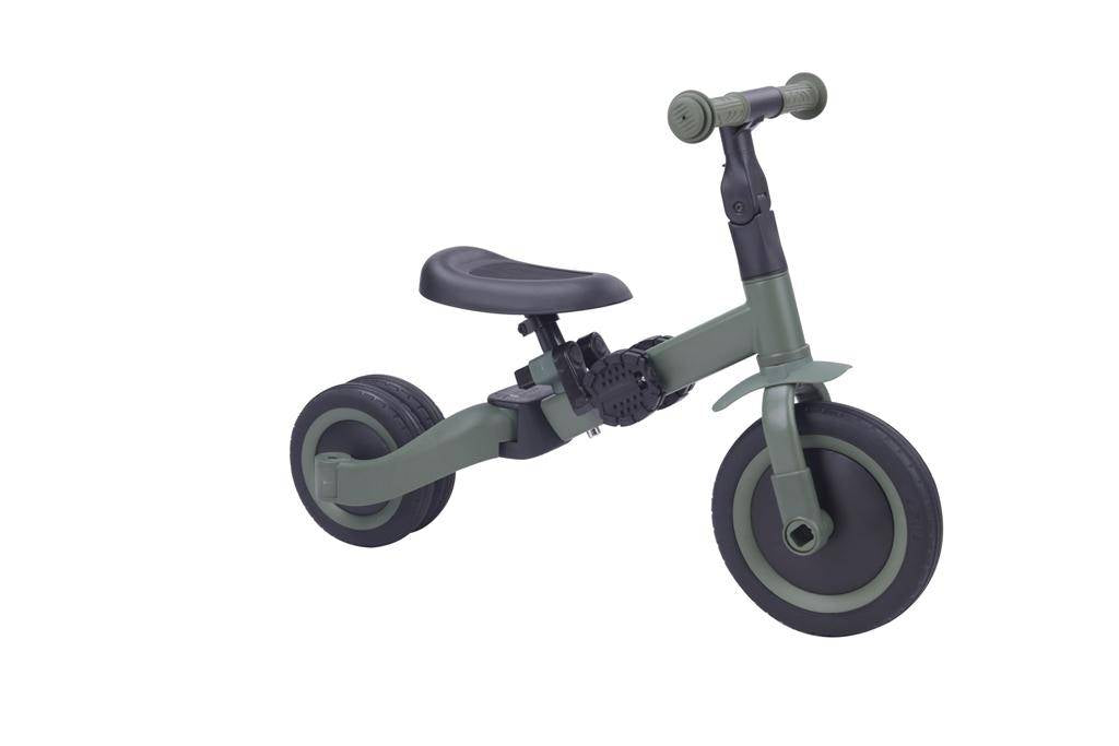 4-in-1 Tricycle Olive Green – Tricycle and Balance Bike from 1 Year