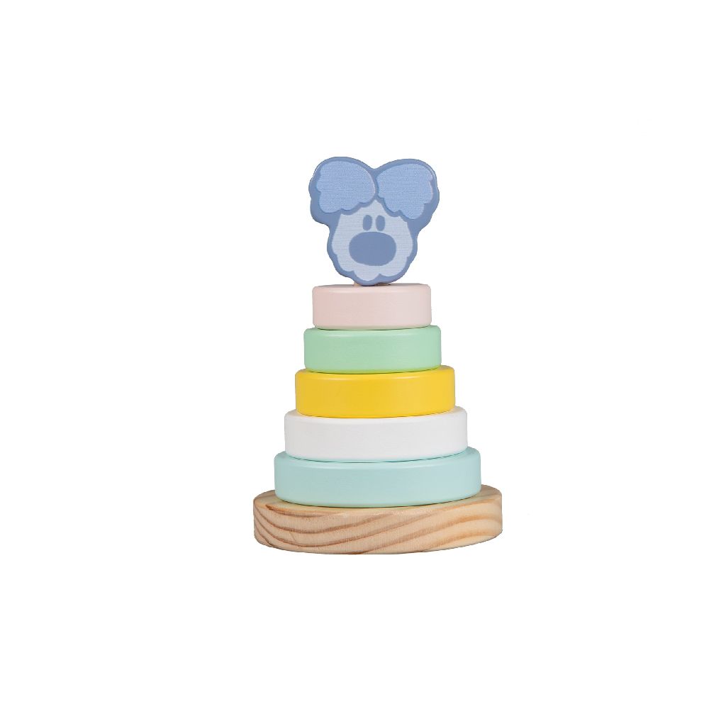 Personalized Stacking Tower Wusel Baby – Birth Gift | Schmatzepuffer