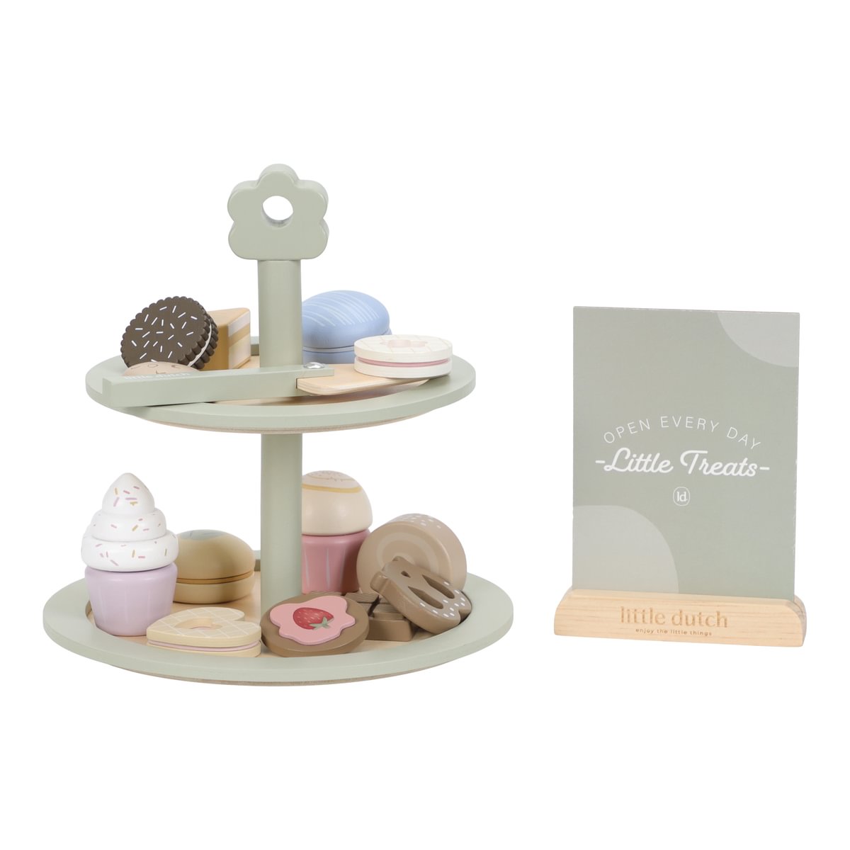 Tiered stand with pastries