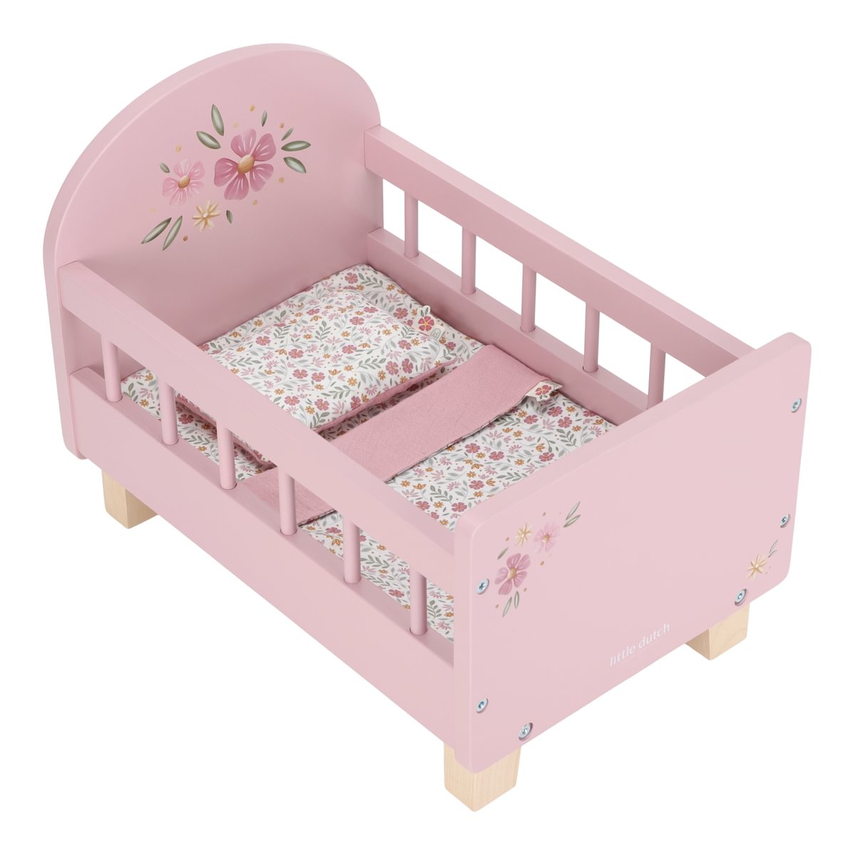 Lit de poupée en bois pour enfants | Schmatzepuffer