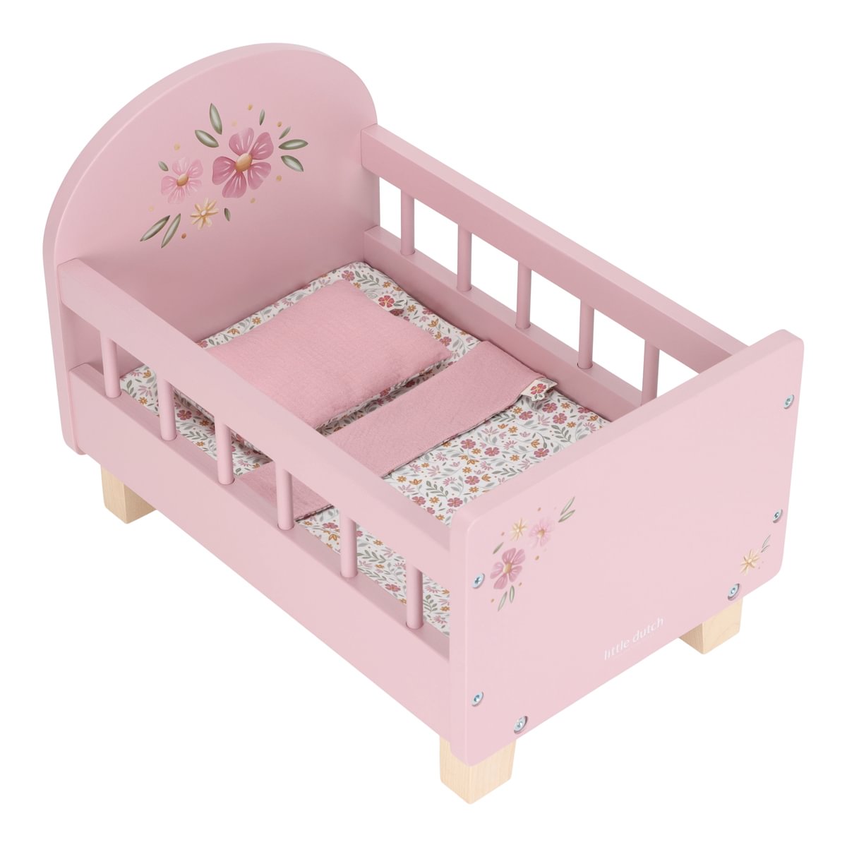 Lit de poupée en bois pour enfants | Schmatzepuffer