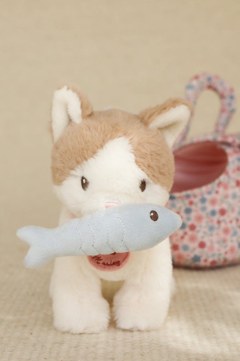 Plush cat cuddly toy Marley in bag GRS