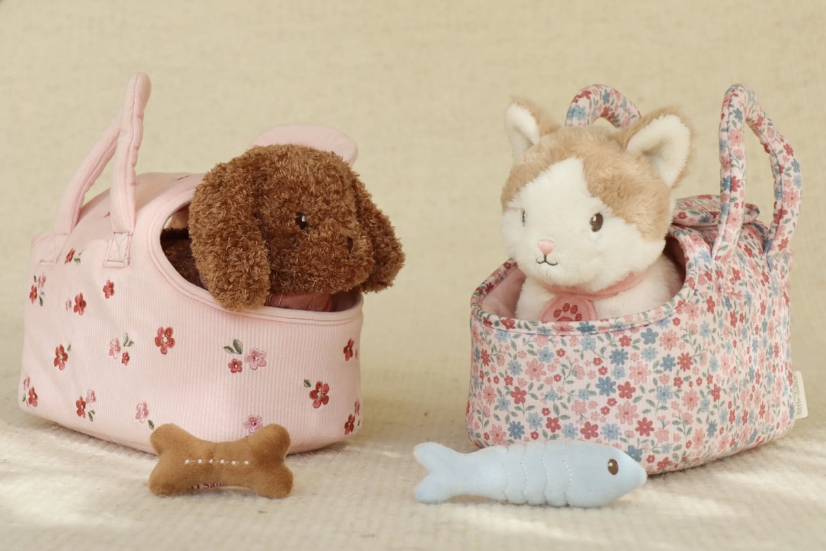 Plush cat cuddly toy Marley in bag GRS