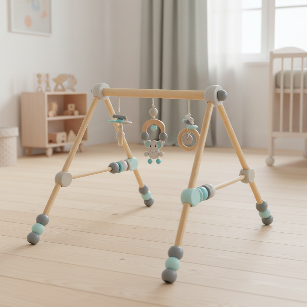 Wooden Elephant Play Arch, Height-Adjustable | Schmatzepuffer
