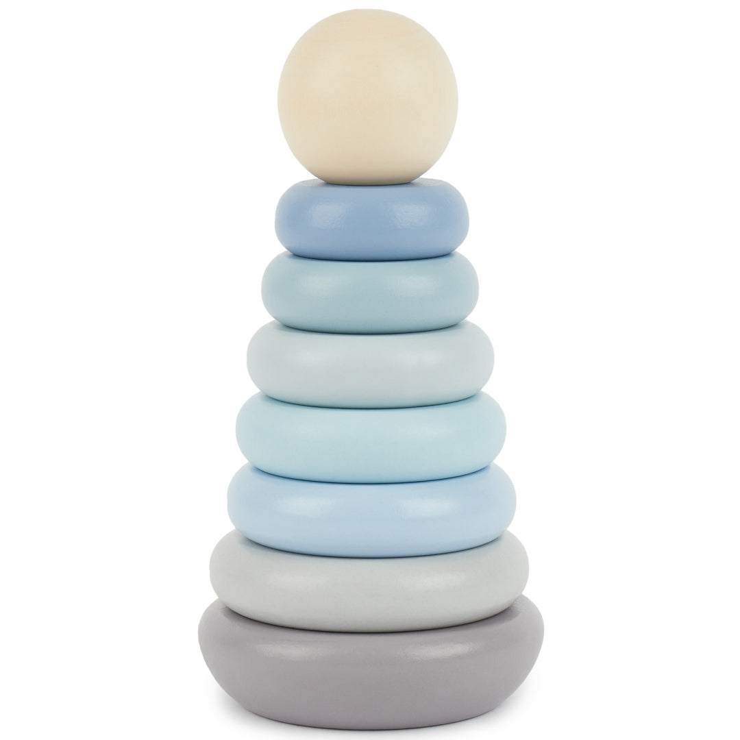 Hazy wood stacking tower | bieco