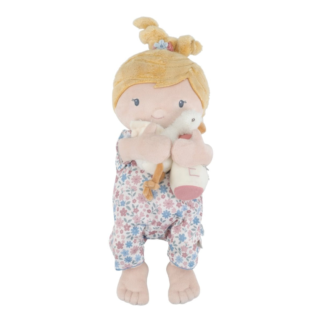 Personalisierte Kuschelpuppe Baby Julia mit Name – Geschenk zur Geburt | Schmatzepuffer®