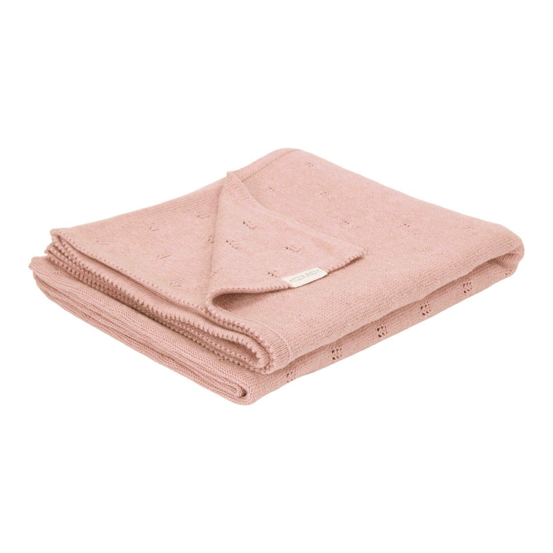 Bettdecke gestrickt Pure Blossom | Little Dutch