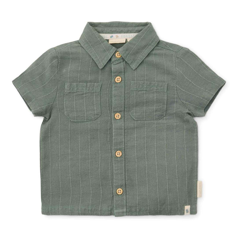 Kurzarm Bluse Forest Green für Babys und Kinder