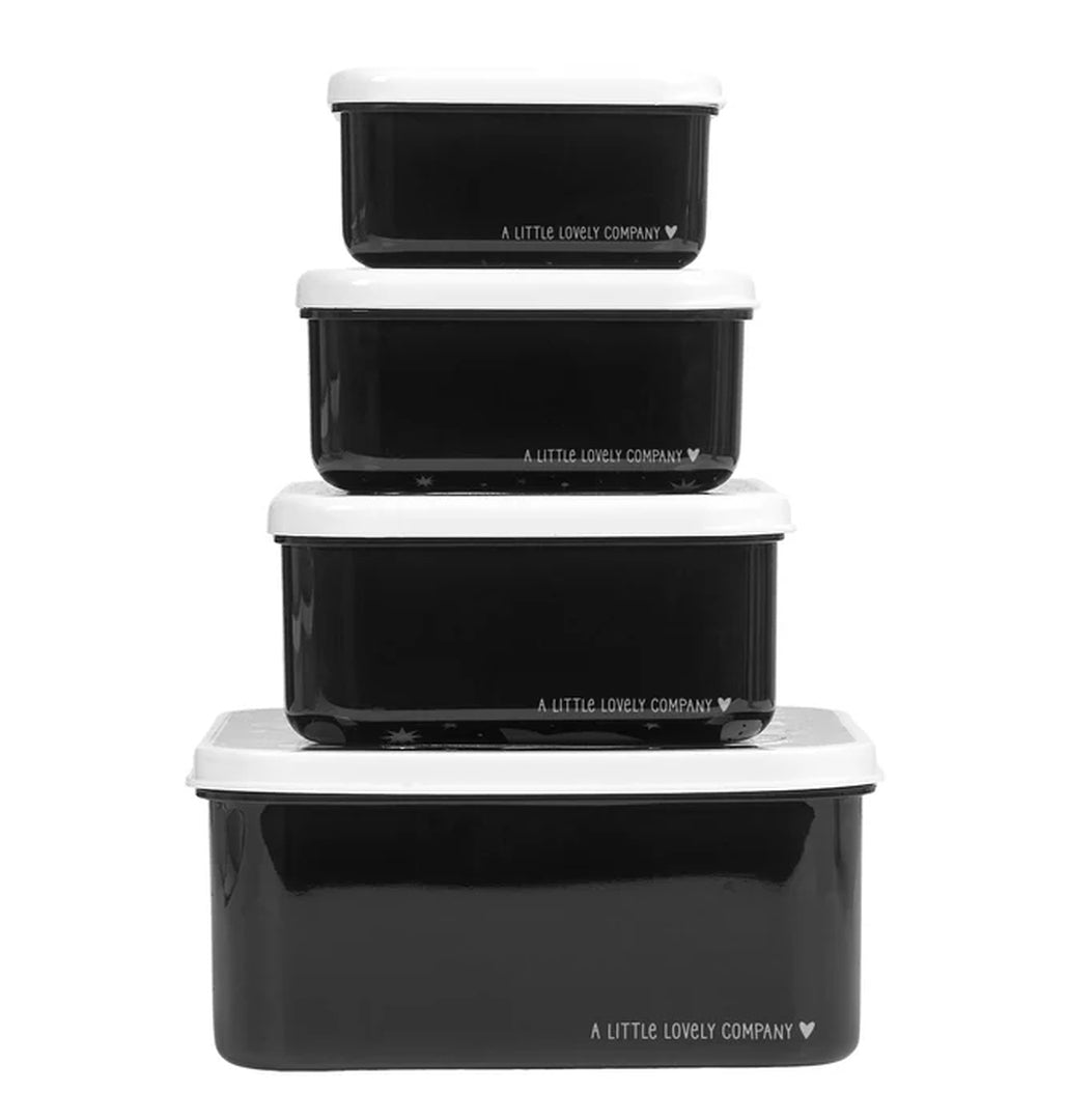 Lunch boxes set of 4 - Galaxy | A Little Lovely Company