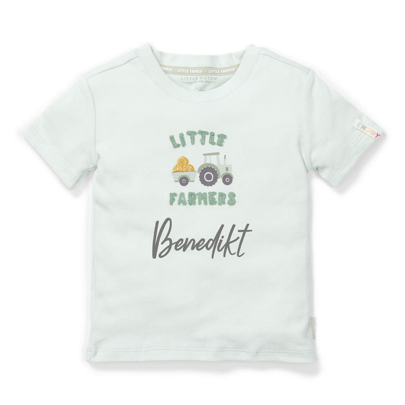 T-Shirt kurzarm Farm Green | Little Dutch