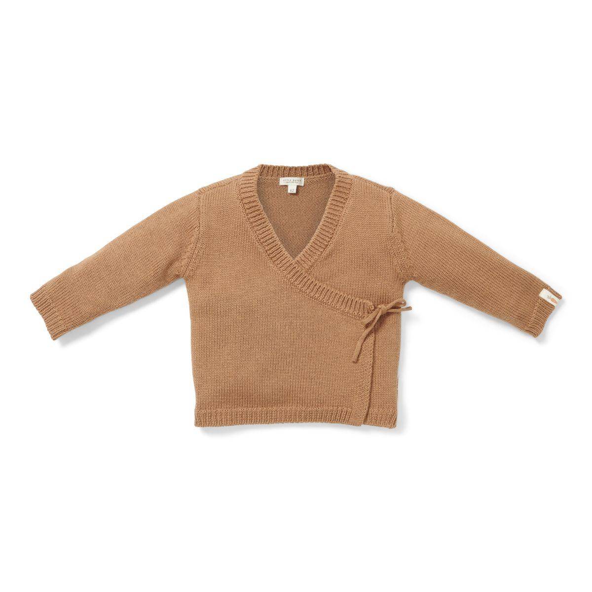 Strick-Wickeljacke, Braun | Little Dutch