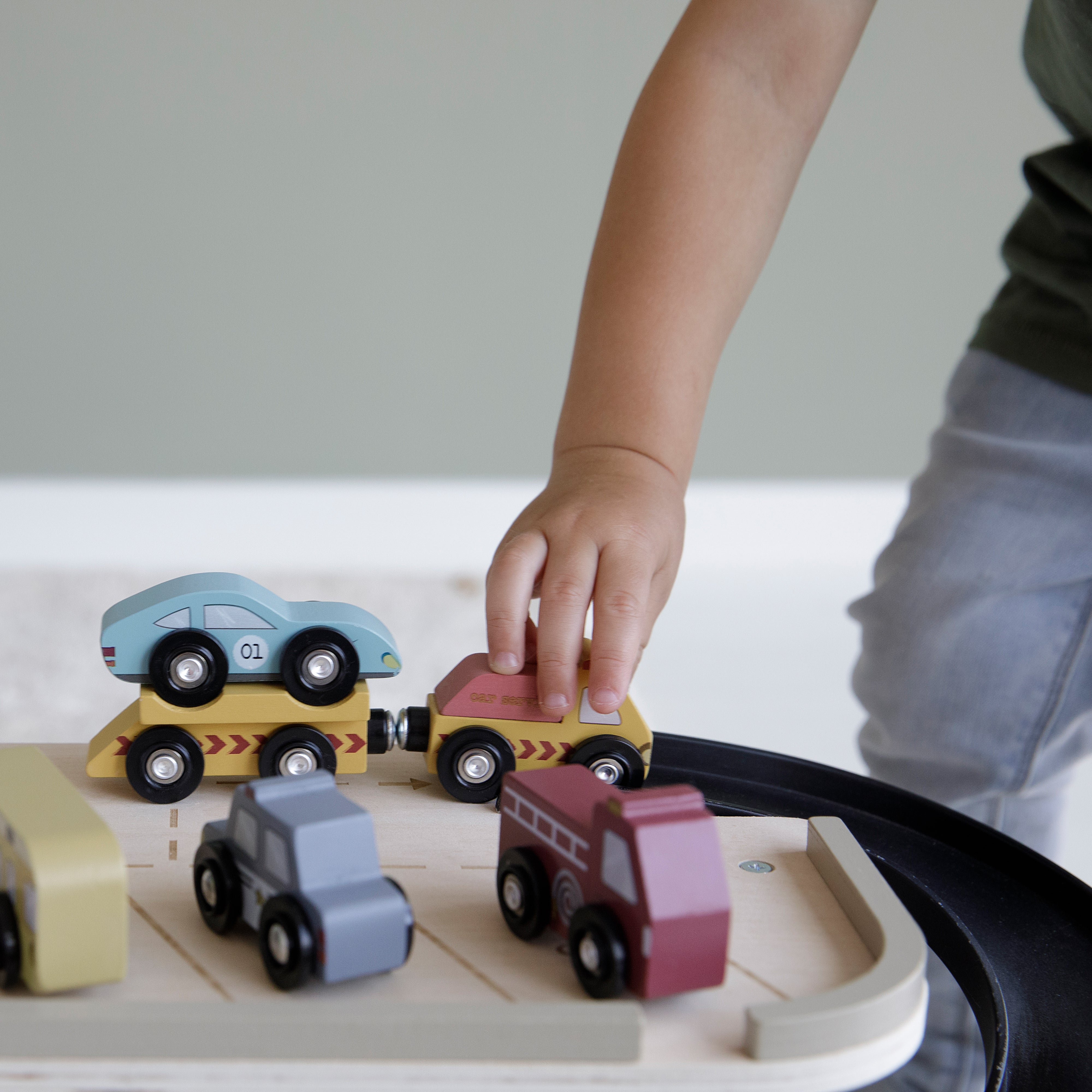 Wooden Railway Vehicle Set - Expansion | Schmatzepuffer