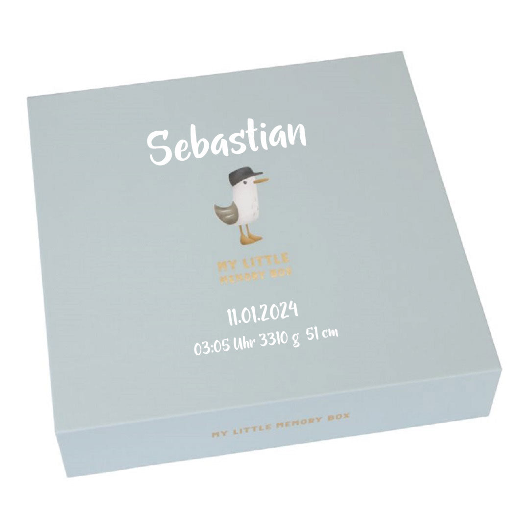 Memory Box Sailors Bay – Baby Memory Box | Gift for Birth & Christening
