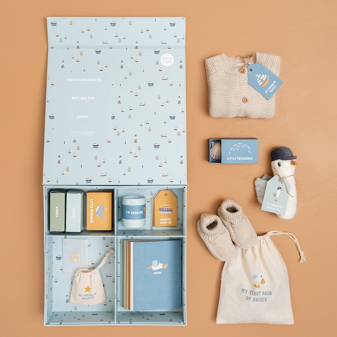 Memory Box Sailors Bay – Baby Memory Box | Gift for Birth & Christening
