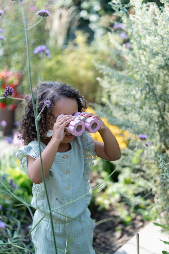 Fairy Garden Wooden Binoculars for Kids with Magnification