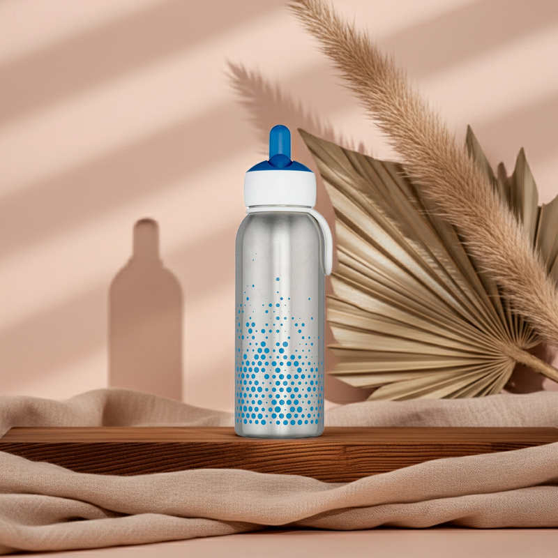 Thermoflasche Flip-up 350 ml - Blau | Mepal